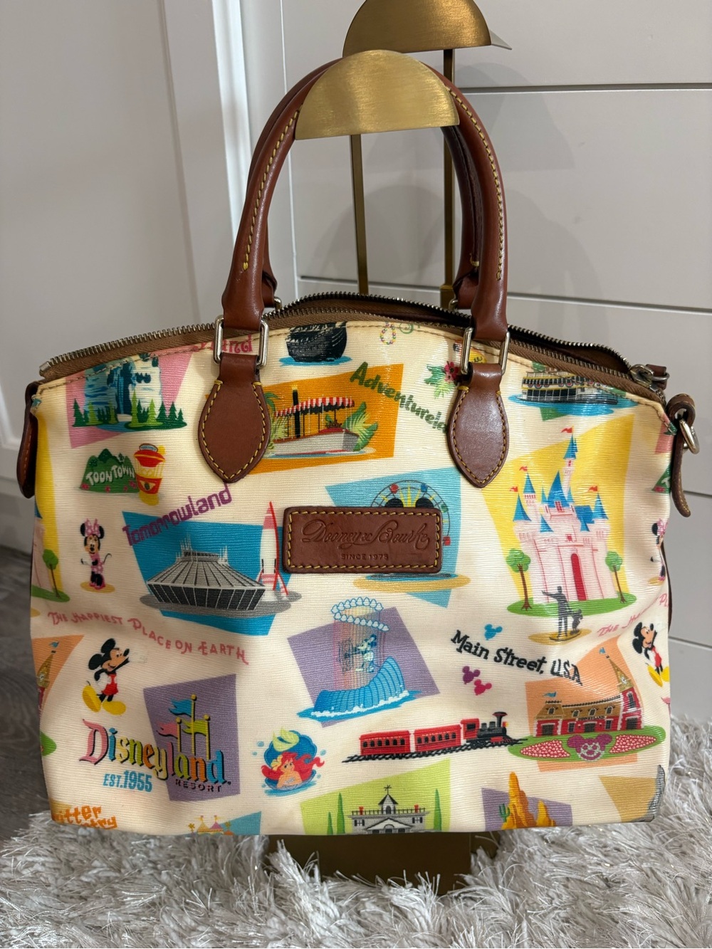 Dooney & bourke Disneys Disneyland icon shoulder bag